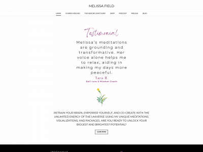 www.melissa-field.com snapshot