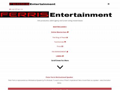 ferrisentertainment.com snapshot