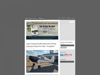 earlyaero.com snapshot