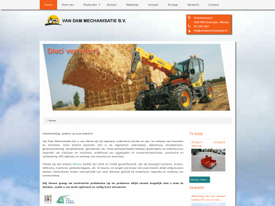 vandammechanisatie.nl snapshot