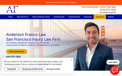 andersonfranco.com snapshot