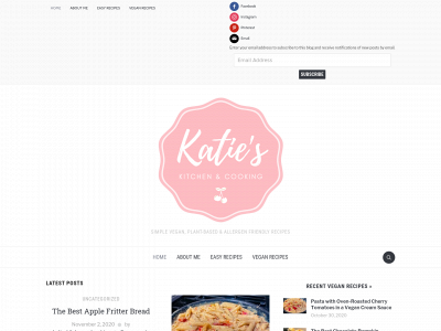 katieskitchenandcooking.com snapshot