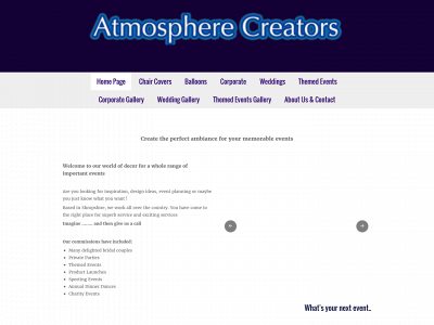 atmospherecreators.co.uk snapshot