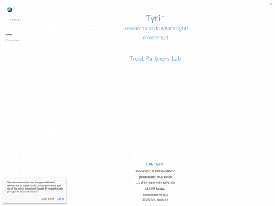 tyris.lt snapshot