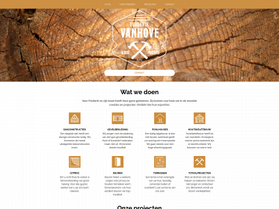 vanhovewood.be snapshot