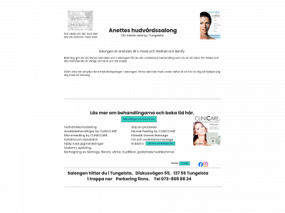 anetteshudvard.se snapshot