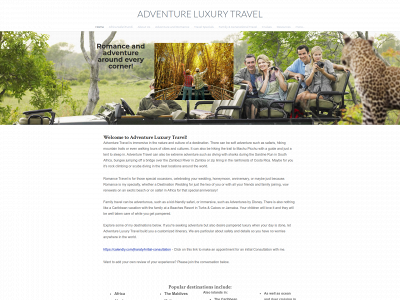 www.adventureluxurytravel.com snapshot