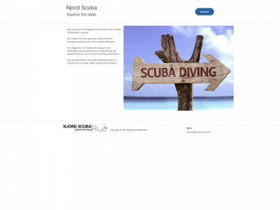njordscuba.com snapshot