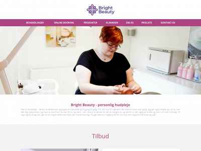 brightbeauty.dk snapshot