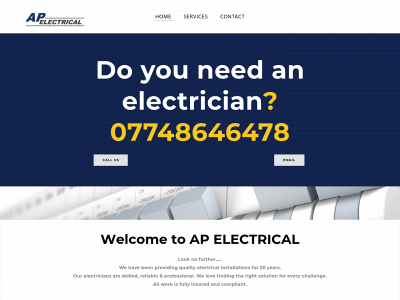 www.ap-elec.co.uk snapshot