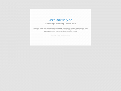 usxb-advisory.de snapshot