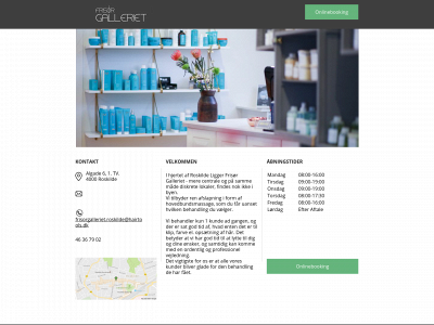 frisoer-galleriet.dk snapshot