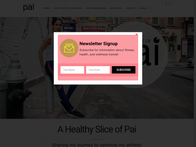 ahealthysliceofpai.com snapshot