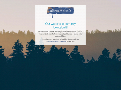 lavoieandcrate.com snapshot