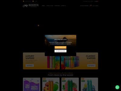 ibizavape.com snapshot