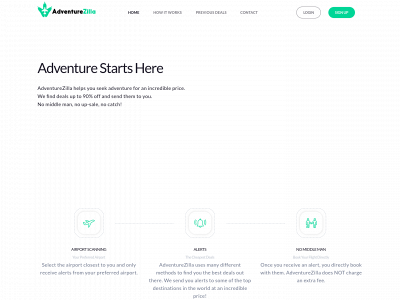 adventurezilla.com snapshot