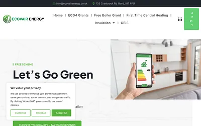 ecovairenergy.co.uk snapshot
