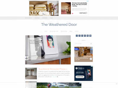 theweathereddoor.com snapshot
