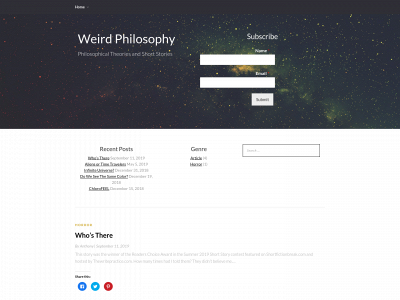 weirdphilosophy.com snapshot