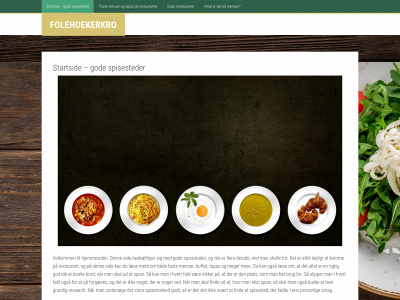 folehoekerkro.dk snapshot