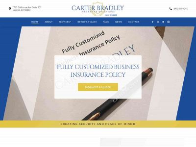 carterbradleyinsurance.com snapshot