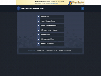 hatfieldhomestead.com snapshot