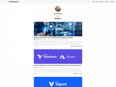 scriptingchris.tech snapshot