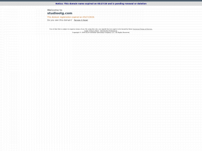 studiootg.com snapshot