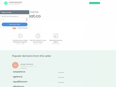 trenchcoat.co snapshot