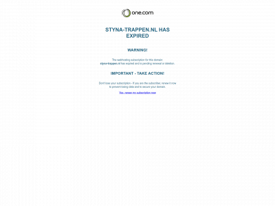 styna-trappen.nl snapshot