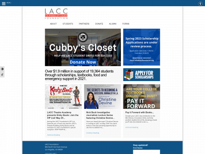 laccfoundation.org snapshot