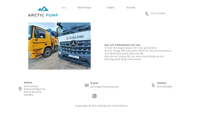 arcticpump.one snapshot
