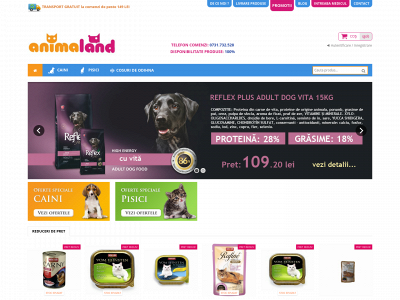 www.animaland.ro snapshot