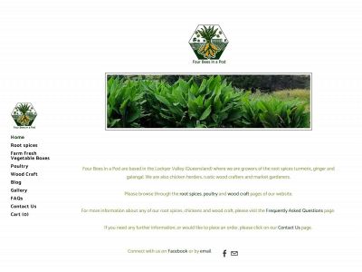 fourbeesinapod.com.au snapshot