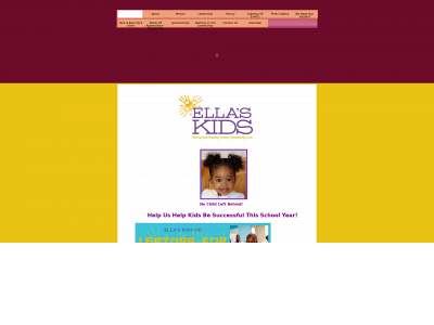 ellaskidsinc.org snapshot