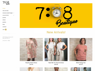 708boutique.weebly.com snapshot