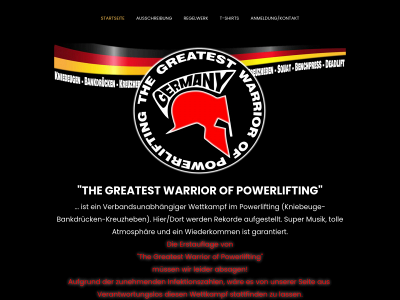 thegreatestwarriorofpowerlifting.de snapshot