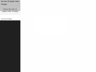 secrets-of-apple-cider-vinegar.com snapshot
