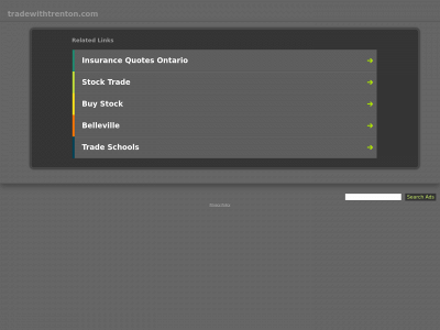 tradewithtrenton.com snapshot