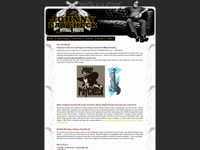 johnnypaycheckmusic.com snapshot