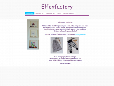 elfenfactory.de snapshot