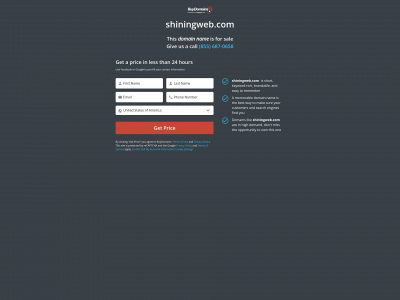 shiningweb.com snapshot