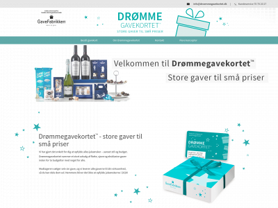 drommegavekortet.dk snapshot