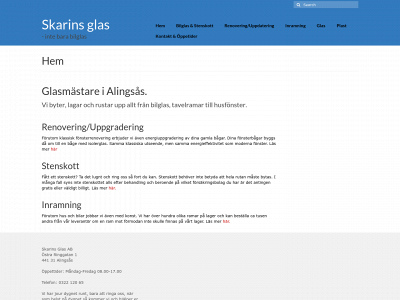 skarinsglas.com snapshot