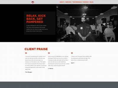 redsbarbershophouston.com snapshot