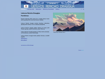 rerich.lt snapshot