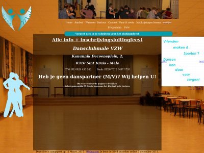 dansclubmale.be snapshot