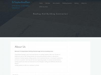 gtaylorandsonroofing.co.uk snapshot