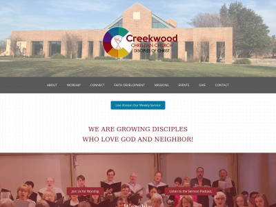 creekwood.org snapshot