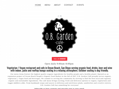 www.obgardencafe.coop snapshot